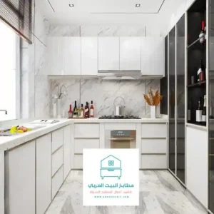 مطابخ المنيوم على شكل حرف L